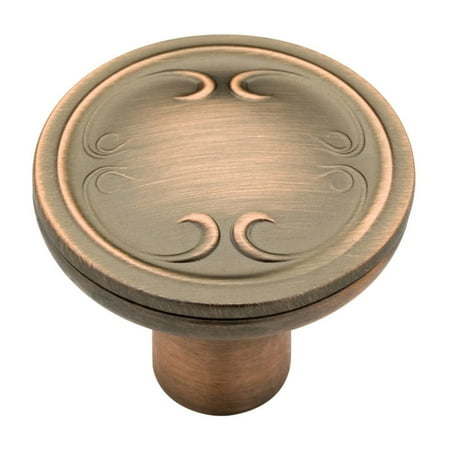 Brainerd 31mm Vignette Knob, Red Antique