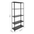 thumbnail image 4 of Anaquel Metalico Industrial Rack and Pack  5 Niveles Negro, 4 of 5