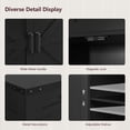 thumbnail image 6 of 63" Large Buffet Cabinet with 4 Doors and 3 Drawers, Farmhouse Buffet Sideboard Cabinet with Storage, Coffee Bar Wine Bar for Dining Room, Living Room, Black, 6 of 9