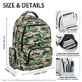 thumbnail image 5 of Chririnla Camouflage Pattern Kids Backpack with Lightweight Scratch Resistant Kids School Backpack, Breathable 17 Inch School Bag for Travel Hiking Elementary School, 5 of 10