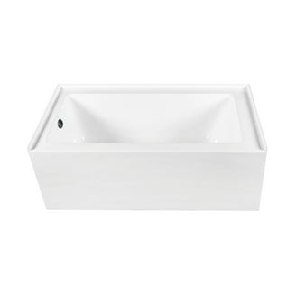 水槽 rtn777 Aqua Eden 59-Inch Luxury Acrylic Drop-In Tub, High-Gloss White