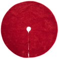 thumbnail image 1 of Vickerman QTX17631 60 in. Christmas Eve Red Tree Skirt, 1 of 5