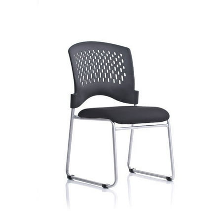 CommClad Prague Stacking Chair with Padded Seat