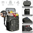 thumbnail image 5 of Mystical Astrology Insulated Backpack Cooler - 20L Soft Cooler Bag with Golden Star Print, Perfect for Outdoor & Travel, 5 of 5