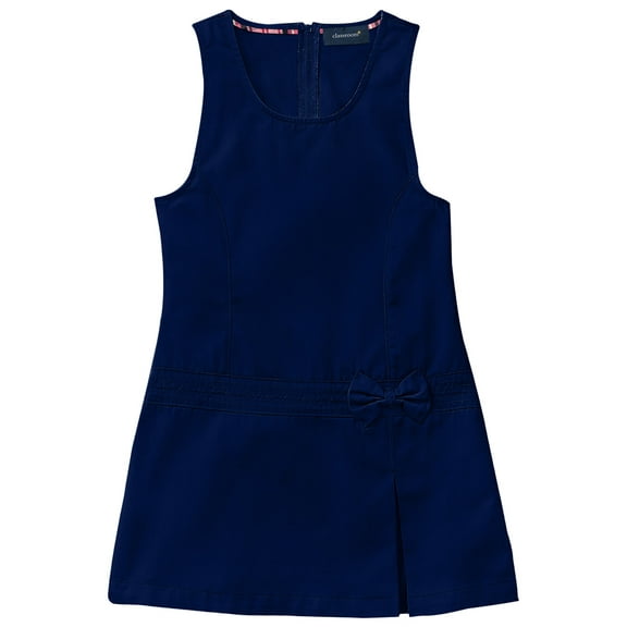 Classroom Girl's Zig-Zag Sleeveless School Uniform Jumper, Size 7