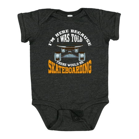 

Inktastic Skateboarding Funny Skater Gift Gift Baby Boy or Baby Girl Bodysuit