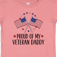 thumbnail image 4 of Inktastic Military Veteran Daddy Proud Son Daughter Boys or Girls Baby T-Shirt, 4 of 5