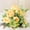 Champagne, variant on Silk Artificial Peonies Flowers Artificial Peony Bouquet Fake Peonies Artificial Flowers Bouquets for Vase Floral Arrangements Wedding Home Table Decoration Pink