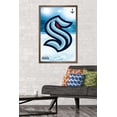 thumbnail image 2 of NHL Seattle Kraken - Logo 20 Wall Poster, 22.375" x 34", Framed, 2 of 3