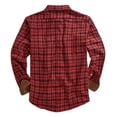 thumbnail image 6 of Geeksport Mens Flannel Shirts Long Sleeve Plaid Shirt for Men Casual Button Down Work Shirts, 6 of 7