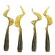 thumbnail image 2 of 4 piezas señuelo de pesca simulación cebo de pesca realista PVC para lubina de agua dulce pez mandarín verde, 2 of 8