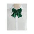 thumbnail image 6 of INSPIRE CHIC Women's Pre-Tied Bowknot Bow Tie Adjustable Strap Bowtie Solid Color One Size Deep Green, 6 of 6