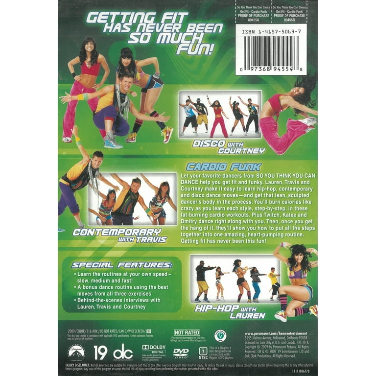 So You Think You Can Dance Get Fit: Cardio Funk - Walmart.com