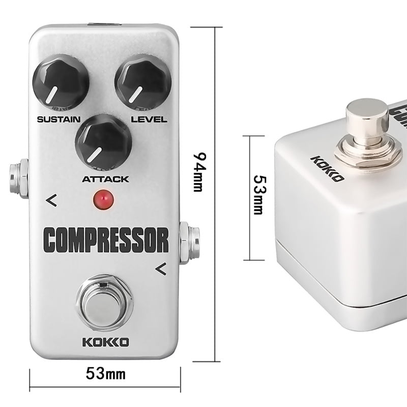 KOKKO FCP2 Mini Compressor Pedal Portable Guitar Effect