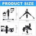 thumbnail image 2 of Folding Pedal Exerciser, Mini Cycle Exercise Bike Leg Arm Trainer for Home Office Fitness, Indoor Portable Pedals Mini Bike Legs and Arms Fitness under Desk, 2 of 8
