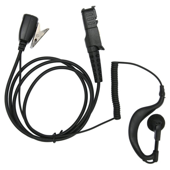 Lightweight Walkie Talkie Earpiece With Mic, Compatible With Multiple Radios For Clear, Hands,Free Use