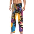 thumbnail image 7 of FORMRS Mens Pajama Pants with Pockets Sleepwear Lounge Bottoms Sizes S-2XL, Futuristic Circles, 7 of 7