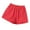 Red, variant on JIUKE Women's Summer Shorts with Pockets Elastic High Waisted Wide Leg Cotton Linen Lounge Shorts