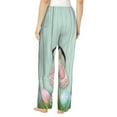 thumbnail image 3 of Kll Womens White Bunny Bottom And Easter Eggs Print Pajama Pants Soft Pajama Bottoms For Women Cozy Lounge Pants, 3 of 9