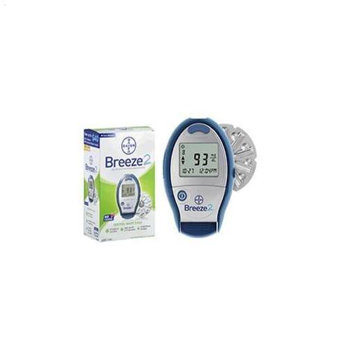 Bayer Ascensia Breeze 2 Blood Glucose Monitoring System Walmart Com Walmart Com
