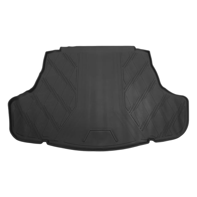 Unique Bargains Cargo Liner Rear Trunk Mat Rear Trunk Cargo Luggage Boot Tray Mat for Toyota Camry 5 Seat 2018-2025 TPE Black Anti-Slip Diamond Pattern