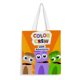 thumbnail image 1 of Babyfirst Color Crew Bolso de tela con estampado de lienzo para mujer, bolsa de compras reutilizable y estética, con cremallera interior, regalo para mujer,38*45cm., 1 of 6