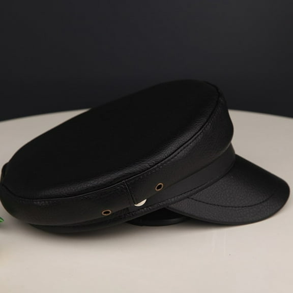 LOLIPPYY Chauffeur Driver Hat Beret Hat Black 1Set For Women Masquerade