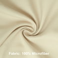 thumbnail image 2 of Ntbay Premium 1800 Series Microfiber California King Flat Sheet with 4 inches Hem, Ultra Soft and Breathable Top Sheet, 108x102 inches, Khaki, 2 of 5
