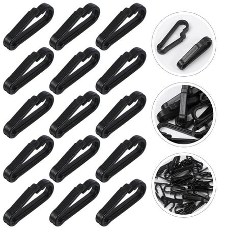 

130pcs DIY Plastic Hook Mask Hanging Hooks Adjustable Hoist Buckle Rope Buckles
