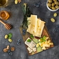 thumbnail image 5 of Ocean Cutting Board, Havana Beach Sunny Tropics Mountains Rocks and Coconut Palm Trees, Decorative Tempered Glass Cutting and Serving Board, Wine Bottle Shape, Dark Green Pale Brown, by Ambesonne, 5 of 5