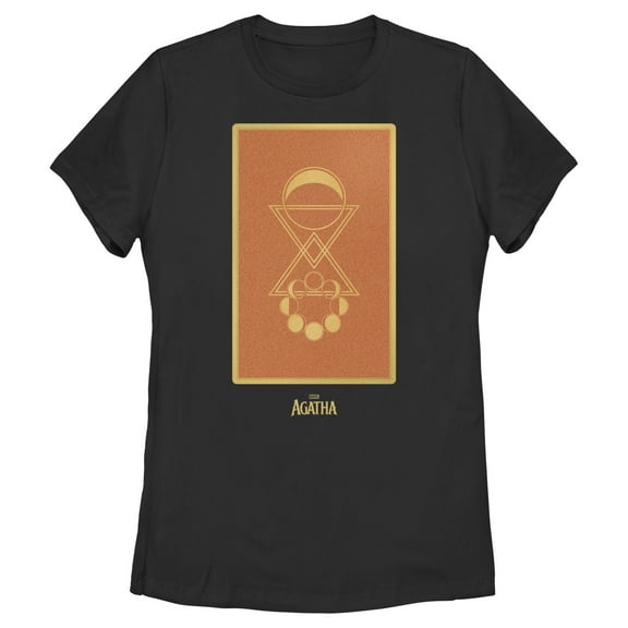 Women's Marvel: Agatha All Along Symbol Card Graphic T-Shirt
