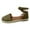 A-Army Green94, variant on Women's Sandals Square Closed Toe Espadrille Flats Sole Sandals Lace Up Tie Ankle Strap Casual Outdoor Summer Shoes