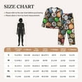 thumbnail image 6 of Junzan Beer Caps Print Womens Pajama Sets,Long Sleeve Button Down For Women Pjs 2 Piece, 6 of 9
