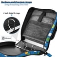 thumbnail image 4 of FORMRS Zipper Binder with Shoulder Strap 2-inch Ring 500 Sheet Capacity File Bag, Blue Abstract, 4 of 5