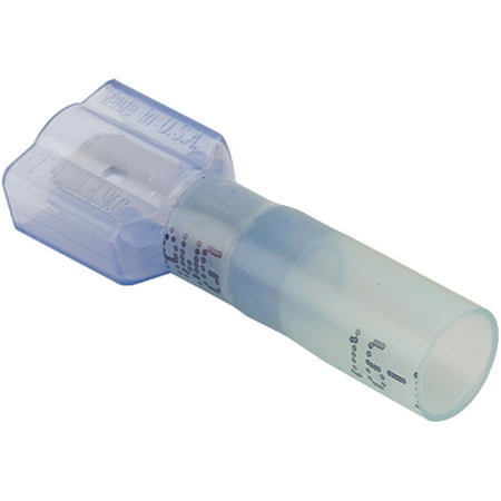 - Sea Dog Heat Shrink Insulated Push-On Terminal, 16-14 Gauge Female, Blue, Pack of 6