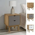 thumbnail image 3 of vidaXL Nightstand Bedside Table with Solid Wood Legs OTTA Solid Wood Pine, 3 of 6