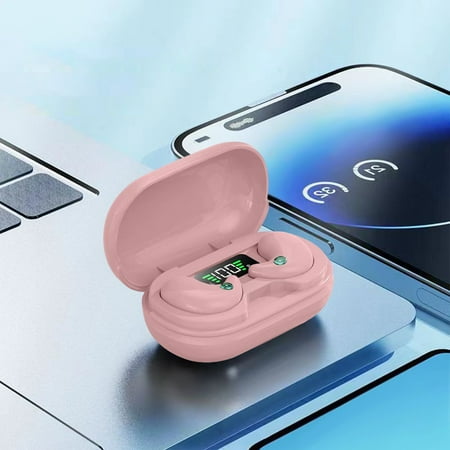 RBCKVXZ Wireless Earbuds Bluetooth 5.3 Earphones Lightweight Headphones Wireless Birthday Gifts Pink