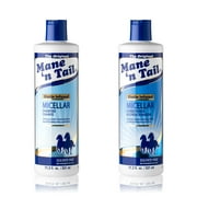 Mane 'n Tail: Micellar Sulfate Free Shampoo and Conditioner Biotin Infused Vegan Formula Detox+Nourish (11.2 Oz Each)