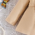 thumbnail image 6 of AOMPMSDX Toddler Outfits For Girls Boys Winter Baby Long Sleeve Butterfly Print Tops And Pants 2Pcs Clothes Set For Children Clothes Baby Outfit Sets Beige 9 Months-12 Months, 6 of 8
