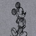 thumbnail image 3 of Mickey & Friends - Mickey Sketch - Women's Short Sleeve Graphic T-Shirt, 3 of 5