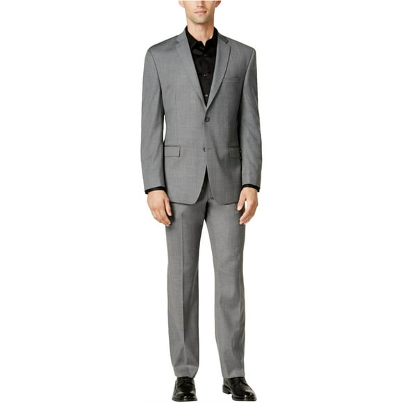 Andrew Marc Mens Classic Fit Formal Tuxedo, Grey, 38 Regular / 31W x 32L