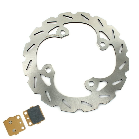 ATV Rear Brake Rotor Disc Pads for Honda Sportrax TRX400EX 99-08 TRX400X 12-14