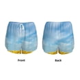 thumbnail image 5 of Lsque Blooming Sunflower Field Printed Women's Running Shorts with Liner Pockets,Elastic Quick Dry Workout Athletic Gym Yoga Shorts,Womens High Waist Shorts-Large, 5 of 9