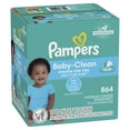 Pampers Flip Top Wipes Baby Fresh 12x 864 Wipes (Select for More