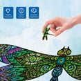 thumbnail image 2 of Wooden Jigsaw Puzzles for Adults 120Pcs 13.8x8.3inch Dragonfly Jigsaw Puzzles Wood Adult Colorful Animals Shaped Jigsaw Puzzles for Birthday Christmas DIY, 2 of 6