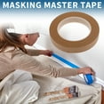 thumbnail image 2 of Cinta de pintor Unique Bargains, fácil de quitar, cinta de enmascarar Master Tape 140U marrón, 0.8 pulgadas x 52.5 yardas, 2 of 6