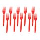 thumbnail image 1 of 10 piezas de vajilla desechable para fiestas de Halloween, color rojo, para cenas y bodas Tenedores, 1 of 8