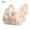 23-Beige, variant on YWDJ Sleep Bras for Women Plus Size 2 Pack Front Close Lounge Bras No Wire Comfortable Bras Wide Strap Half Cup Push up Wrap Bras Padded Plus Size Bras Button Solid Sleep Bras Beige M