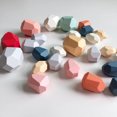 thumbnail image 4 of Cameland Wooden Stone for kids Building Block Creative toy Stacking Game Rainbow Toy, 4 of 4