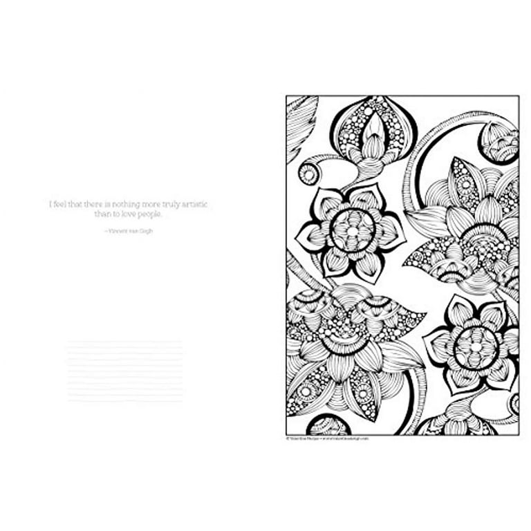 Coloring Book: Be Kind, Be Creative, Be Yourself! (Spiral Bound) - Various  : Fox Chapel (Book)